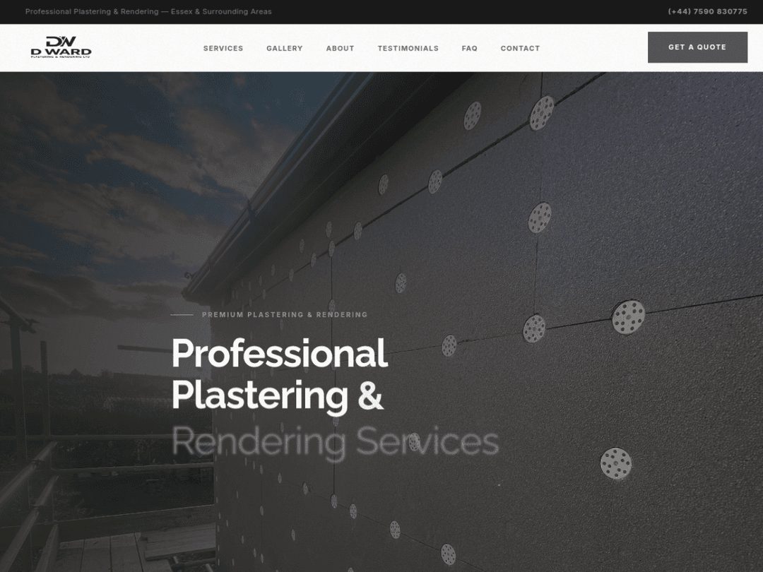 D Ward Plastering